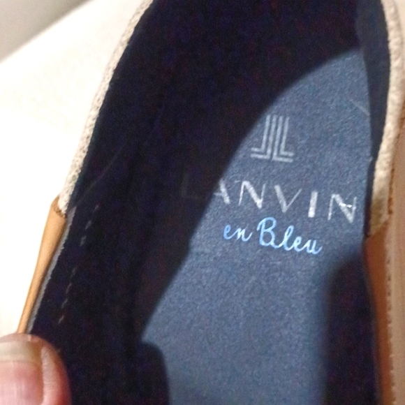 Lanvin En Bleu, Mens Tan Leather Loafers. SZ. 27 / 10 US. - Picture 7 of 8